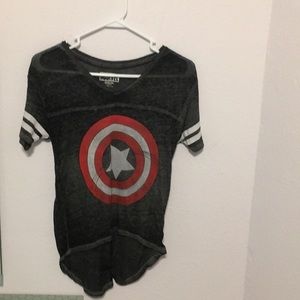 Captain America Graphic burnout Tee Marvel